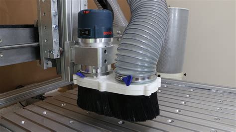 cnc router machine dust shoe